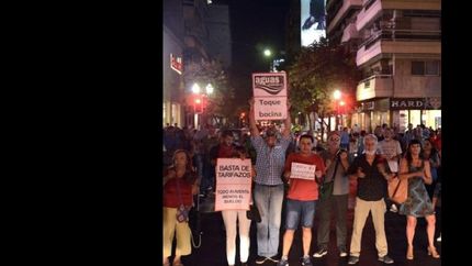 una nueva protesta contra los aumentos de tarifas