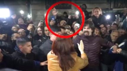 El momento en el que Sabag Montiel quiso atentar contra Cristina Kirchner.