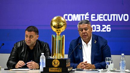 Toviggino y Tapia comunicaron los cambios en la clasificación a la Copa Libertadores y Sudamericana. Toviggino y Tapia comunicaron los cambios en la clasificación a la Copa Libertadores y Sudamericana.