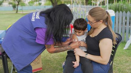 La vacunación contra el sarampión arrancó en abril. La vacunación contra el sarampión arrancó en abril.