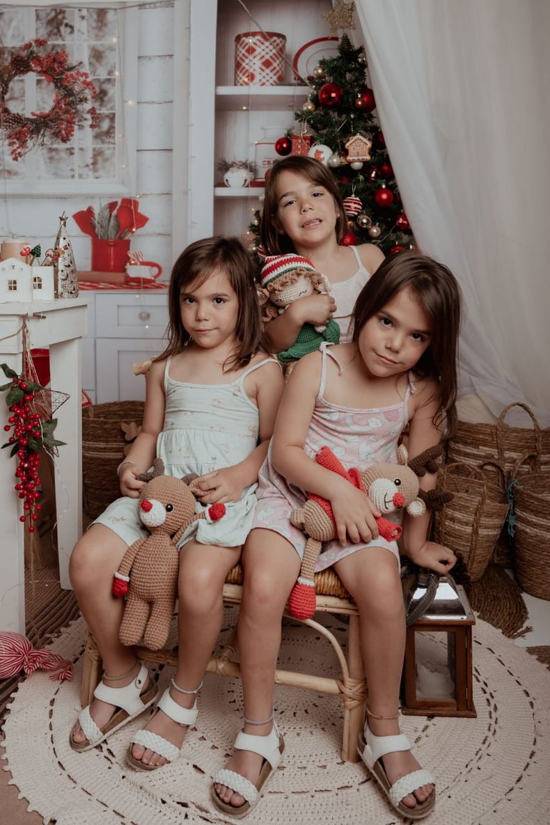 Las fotos exclusivas de las trigemelas. 