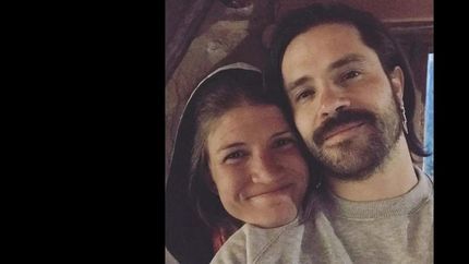 Felipe Colombo y Camila Bordonaba en el reencuentro.