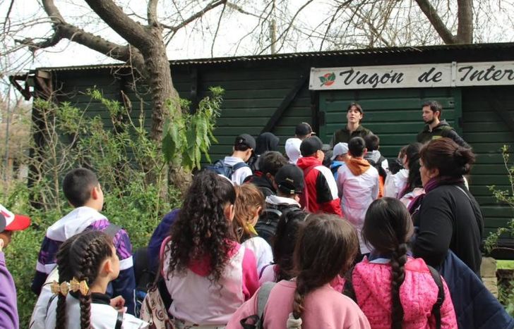 En la Reserva organizaron visitas guiadas con los guardaparques.