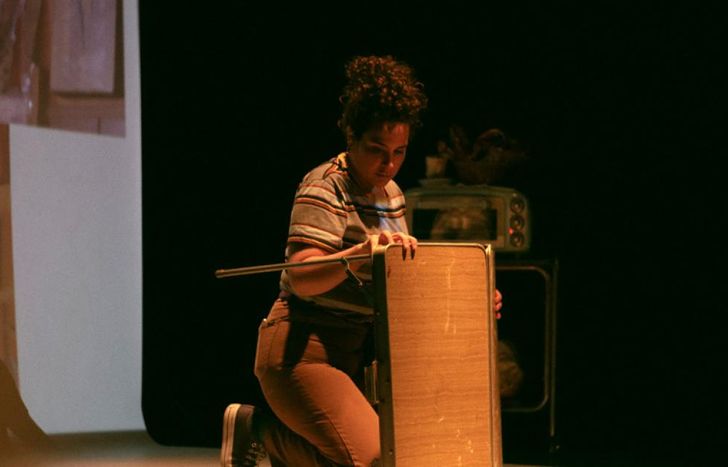 La Reina de Turdera, en escena.