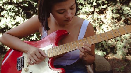 Antonella Restucci, joven artista de la región.&nbsp;