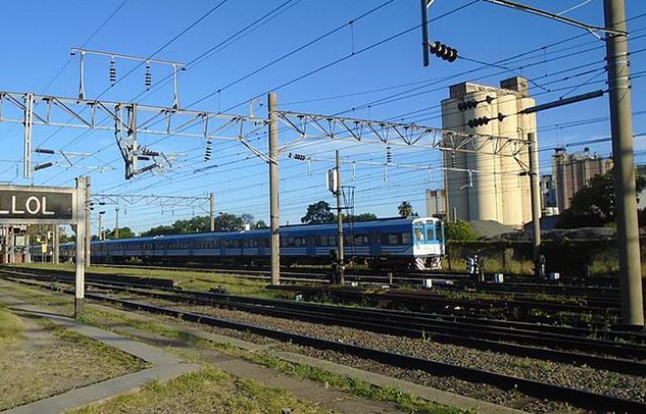 Estación de trenes de Lavallol.
