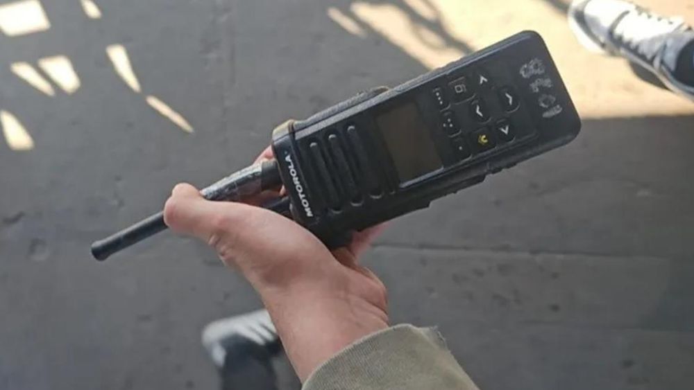 El handy robado.