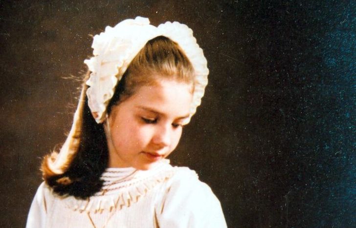 Thalía, en su niñez.