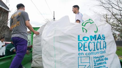 Las cooperativas van a procesar y recuperar los materiales.