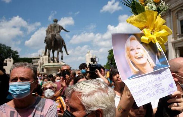 La despedida de sus fans.