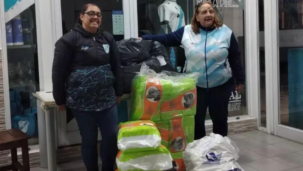 Varias instituciones sociales fueron beneficiadas por la colecta.