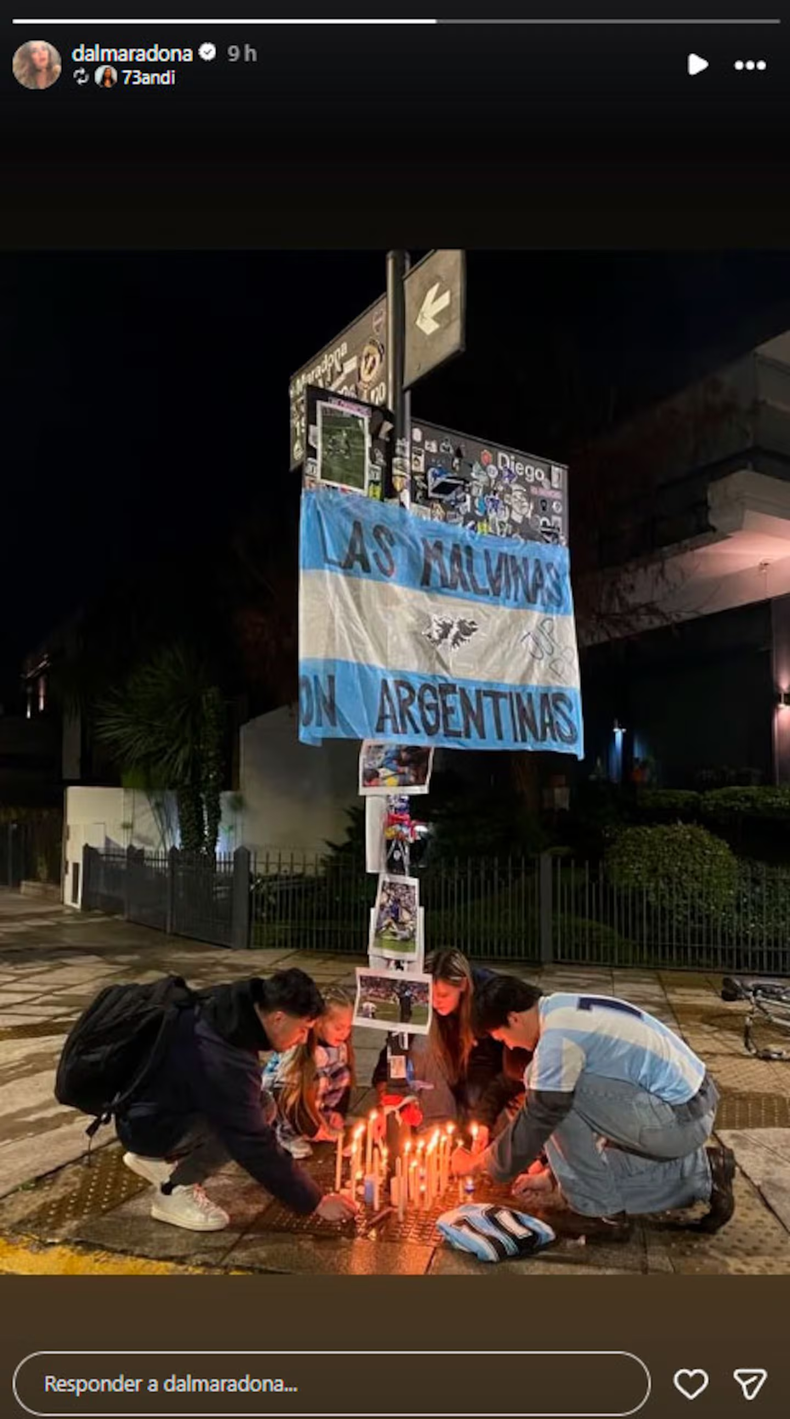 El posteo de Dalma Maradona. 
