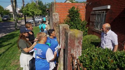 El último operativo contra el dengue se hizo en Temperley.