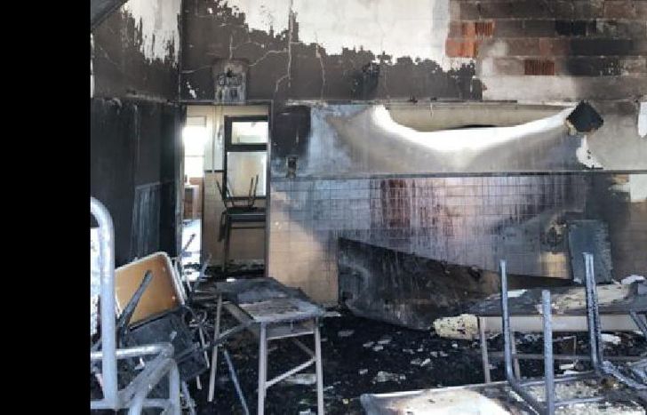 investigan como se generó el incendio y no descartan que haya sido un acto de vandalismo.