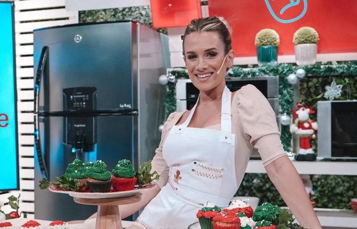 Cami se luce con los postres.