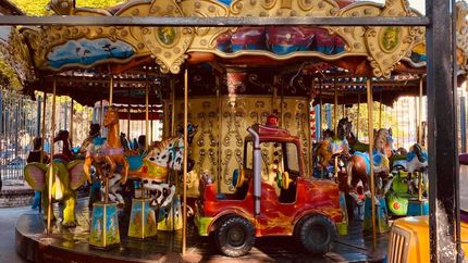 Una calesita muy querida en Lomas de Zamora.