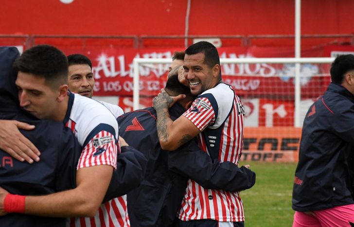 Daniel Franco, eufórico por el triunfo de Los Andes.