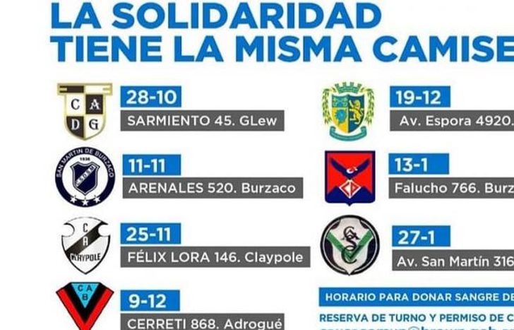 Siete clubes unidos por una causa común en Brown.