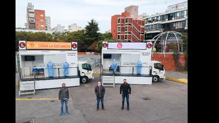 en lanus suman consultorios moviles para realizar testeos rapidos de coronavirus en los barrios