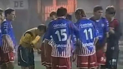 Los Andes fue el primero en aprovechar el aerosol en el fútbol argentino Los Andes fue el primero en aprovechar el aerosol en el fútbol argentino