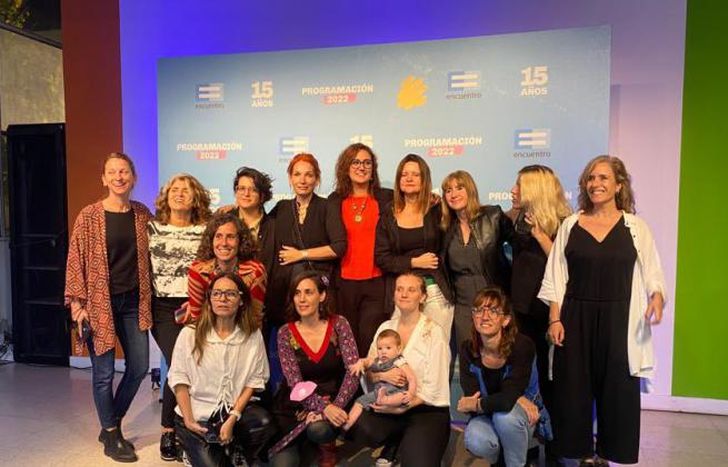 Parte del staff de la emisora.