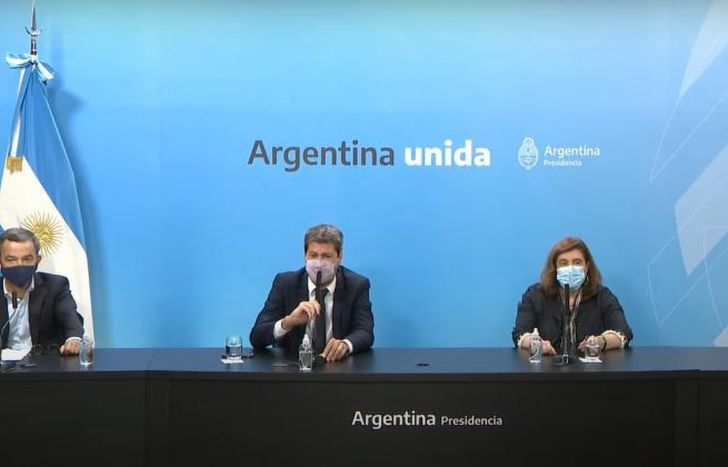 El anuncio fue en Casa Rosada.