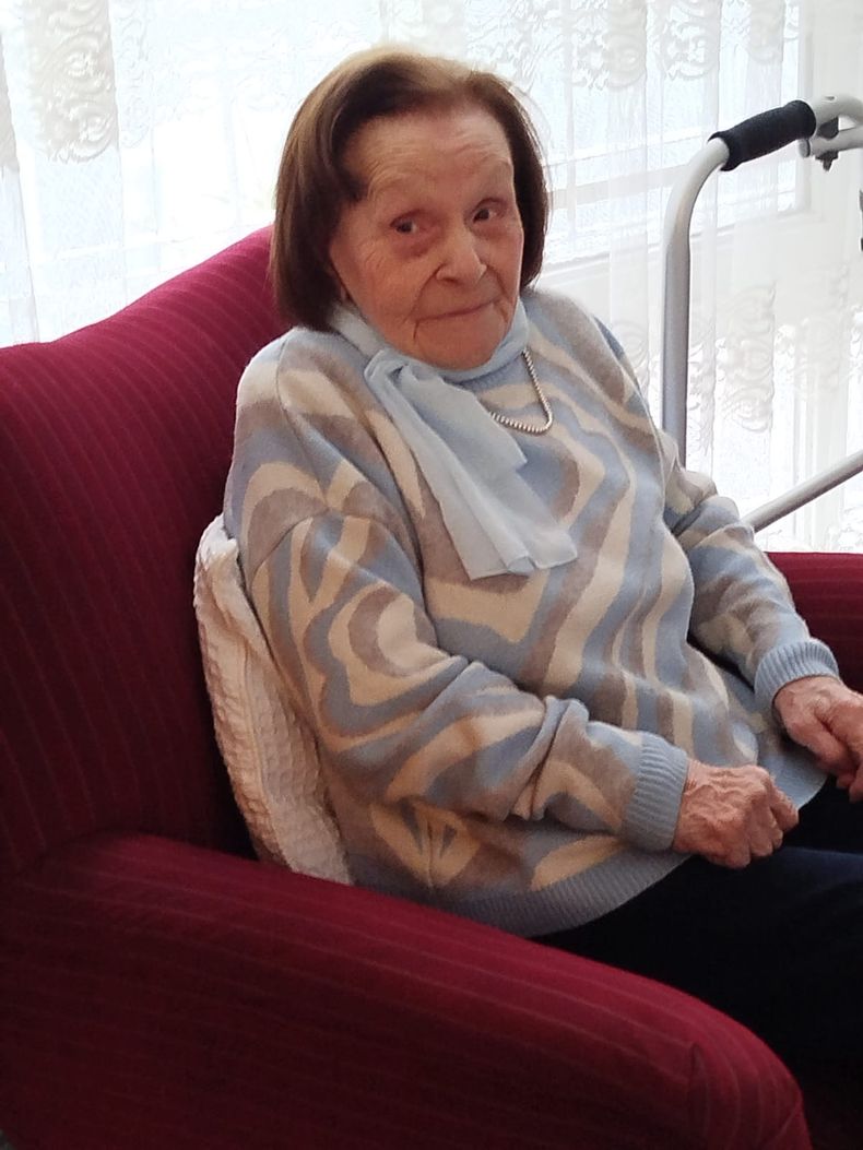 Chela, la vecina de Lomas de Zamora que celebra 100 años de vida.
