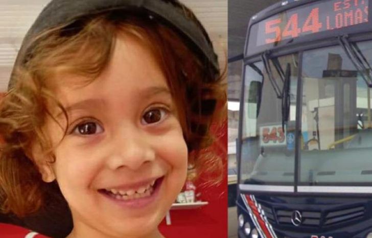 Desirée tenía 4 años cuando el colectivo la atropelló.