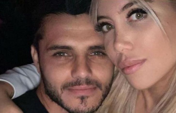 Mauro Icardi y Wanda Nara.
