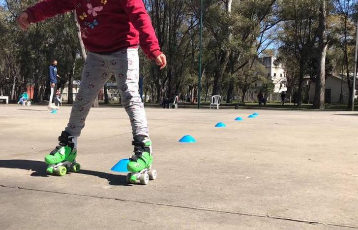Los deportistas, a la espera del regreso al Parque.