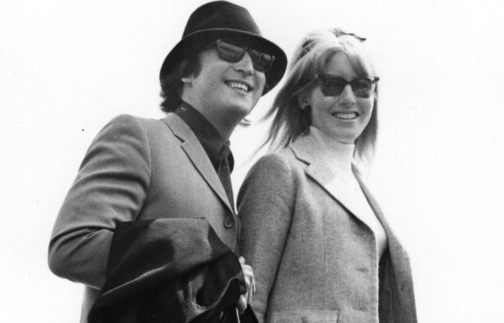 John Lennon y Cynthia Powell.