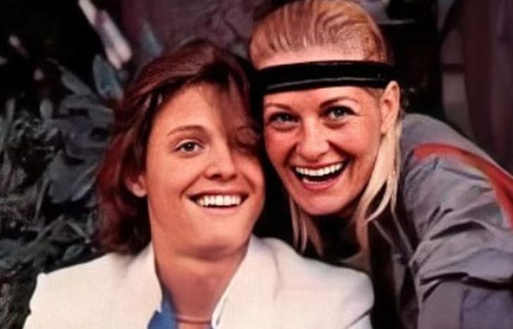 Luis Miguel con su mamá.