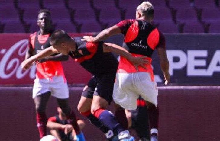 El DT Salomón pudo observar a la mayoría de los jugadores.