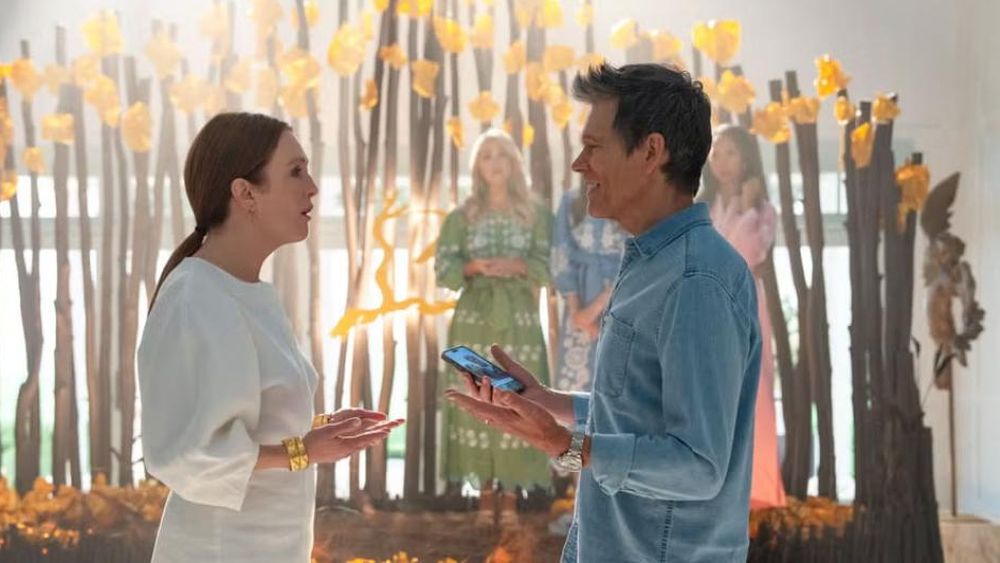 Julianne Moore y Kevin Bacon, en escena.