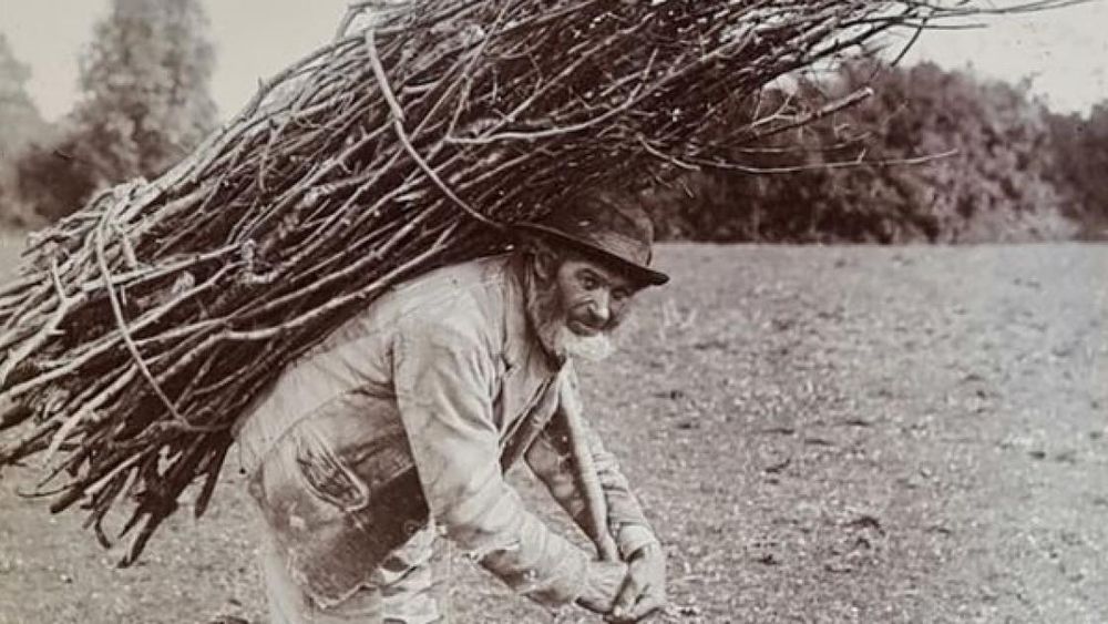 La imagen de la portada de Leed Zeppelin IV.