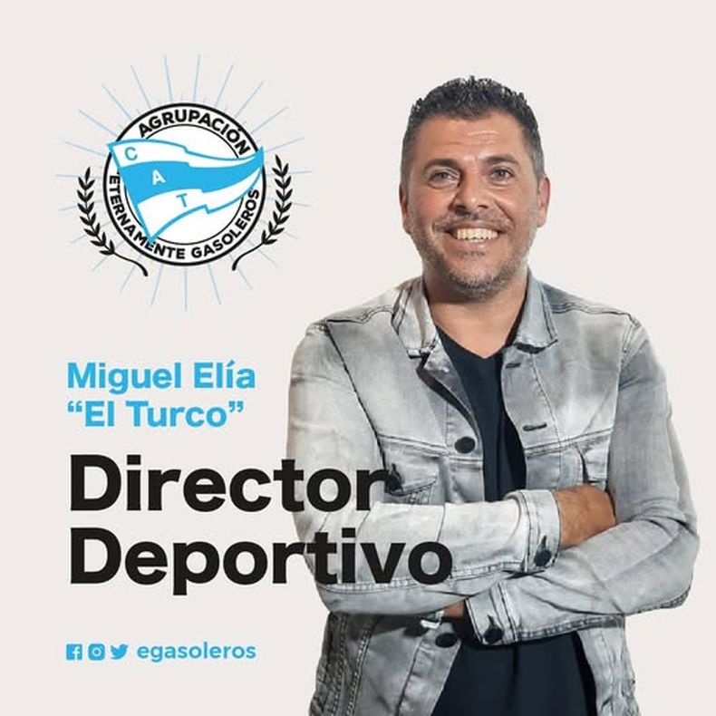 En su rol como Director Deportivo de Temperley.