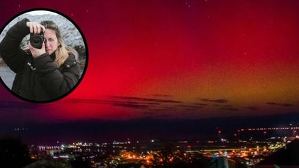 Sheila es de Temperley y fotografió la aurora austral en Ushuaia.