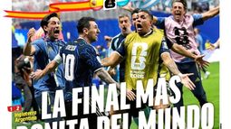 En España palpitan la final más bonita del mundo con Argentina.
