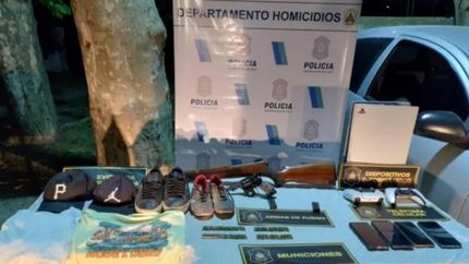 Elementos incautados durante los allanamientos.