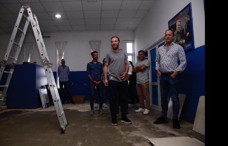 martín destacó el avance de las obras.