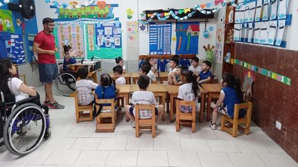 El jardín se destaca por brindar una enseñanza inclusiva.