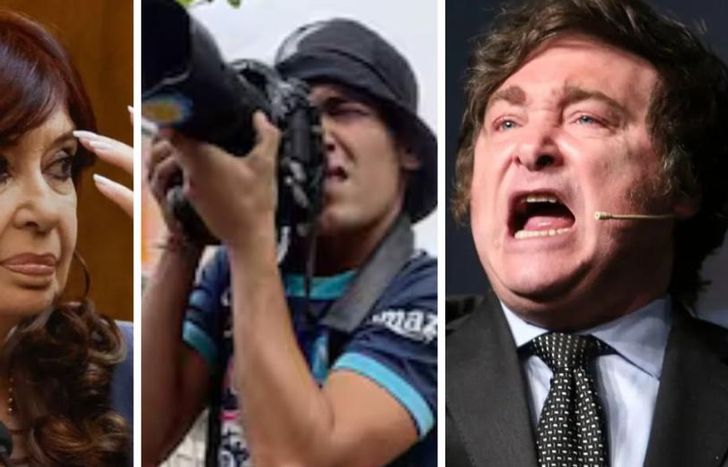 Cristina Kirchner fulminó a Javier Milei por la represión al fotógrafo Pablo Grillo.