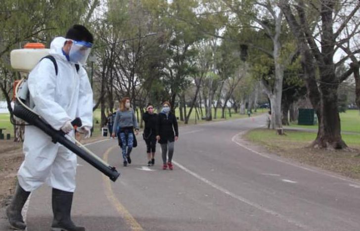 Las tareas de desinfección son constantes.