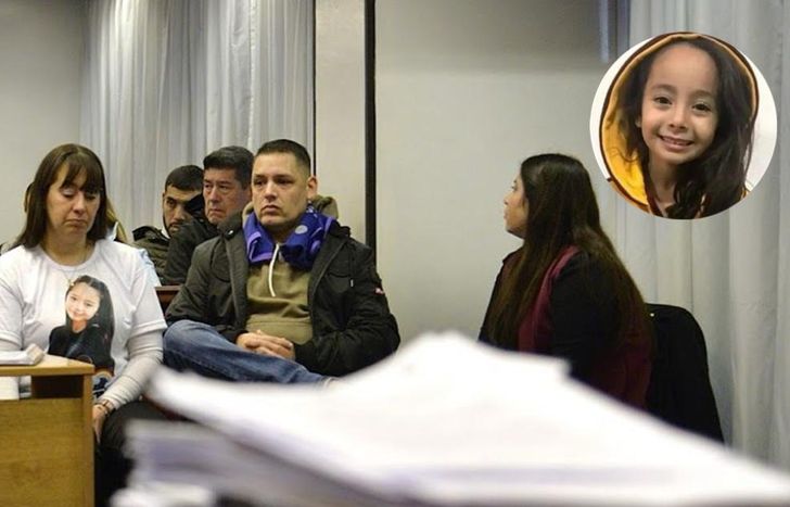 Los padres de Umma, durante el juicio por el asesinato de la nena.