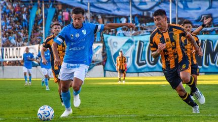 Claudio Pombo anotó su primer gol con la camiseta del Celeste.