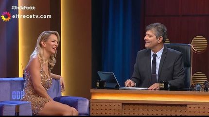 Luisana Lopilato con Mario Pergolini.&nbsp;