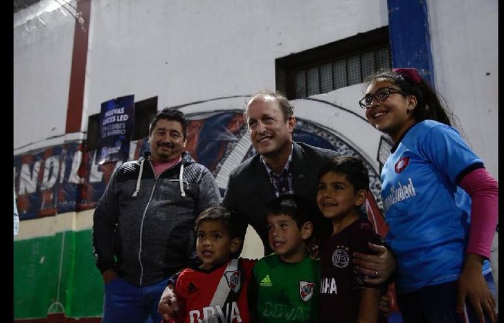 Martín recorrió las instalaciones y compartió la jornada junto a los chicos, padres, entrenadores y autoridades.