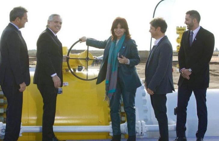 Acto desde la ciudad bonaerense de Salliqueló.