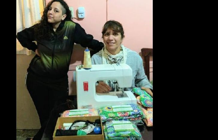 Mariana y su hija, Camila.