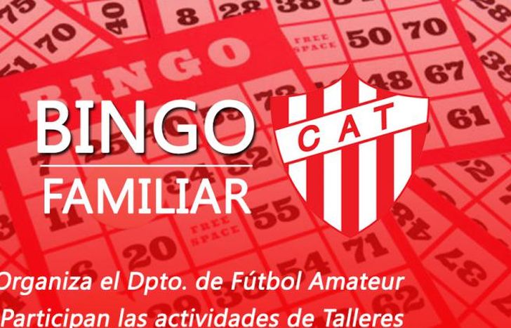 Este sábado se realizará el bingo en el club de Escalada.